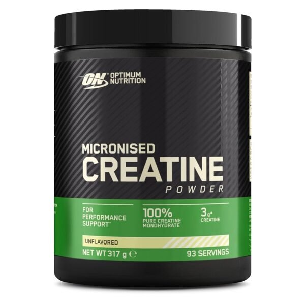 Optimum Nutrition Creatine Powder, 93 SERVING Unflavored, 300